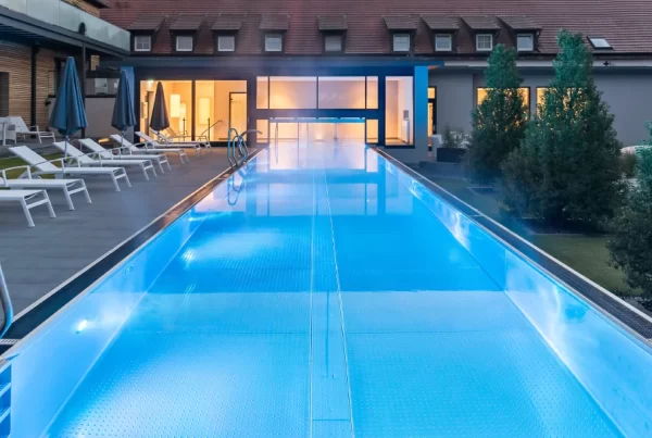 How is a swimming pool constructed?